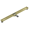 Mexen Flat corpo para ralo linear 90 cm, dourado escovado - 1A15090
